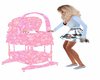 Baby Girl With Bed New 1