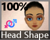 Head Shaper 100% F A