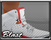 |B White n Red Jordans