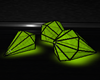 Neon grn Diamonds