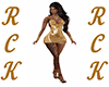 RCK§Gold Dress + Tattoo
