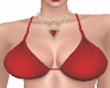 Red bra top