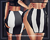 Abstract Slit Skirt BM