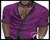 C* Purple/Grey OpenShirt