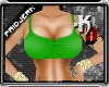 !P™ Cropped Top Green