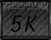 C. 5k support sticker