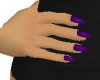 Purple Nailset Hands