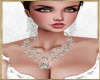 ~H~Wedding Necklace Wh