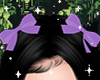 ♡ Hair Bow Purple