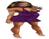 Purple Haulter Dress