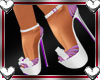 (I) Purple & White Heels