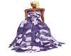 Purple camo gown