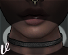 *V* Leather Choker