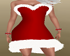 Christmas Dress Wht Fur