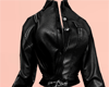 V. Leather Jacket Black