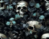 Goth skull Background