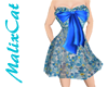 Blue Spring Floral Dress