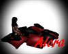 [A] Black & Red Pillows
