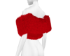 Red Fur Shrug