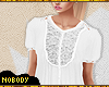 ! Lace Tee White