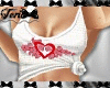 Red Heart Knotted Tshirt