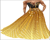 Black/Gold Evening Gown