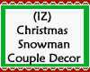 Snowman Couple Decor