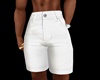 Denim short white