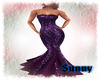 Evening Purple Gown