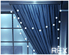 Blue Curtain N Lights -R