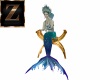 mermaid chair gold