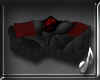 *4aS* Blk/Red Sofa 4