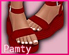 Summer Beach Red Sandals