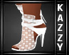 }KC{ Lace shoes White