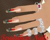 ChristmasCandle#2 Nails