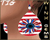 Patriotic Earrings V16