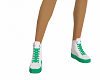Green Wht shoes
