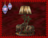 Ruby Elephant Lamp