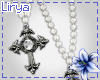 Rosary Necklace Long Wht