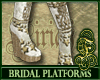 Bridal Platforms White
