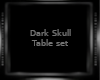Dark Skull Table Set
