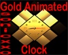 Gold Animated Clock