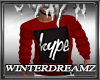WD| Red HYPE Crew Neck~M