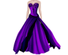 Purple Layered Gown