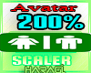 200 % Avatar Resize