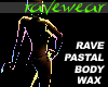 Rave Pastal Body Wax F