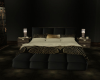 King Bed Black Gold