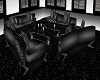 Blk & Silver Group Couch