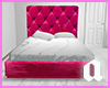 Pink plush bed