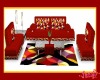 Red hot living room {SQ}